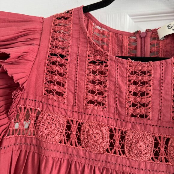 Sea New York "Thora" Print Dress in Rose, size 10 - Picture 6 of 12